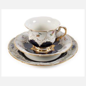 Meissen Prunkgedeck "B-Form"