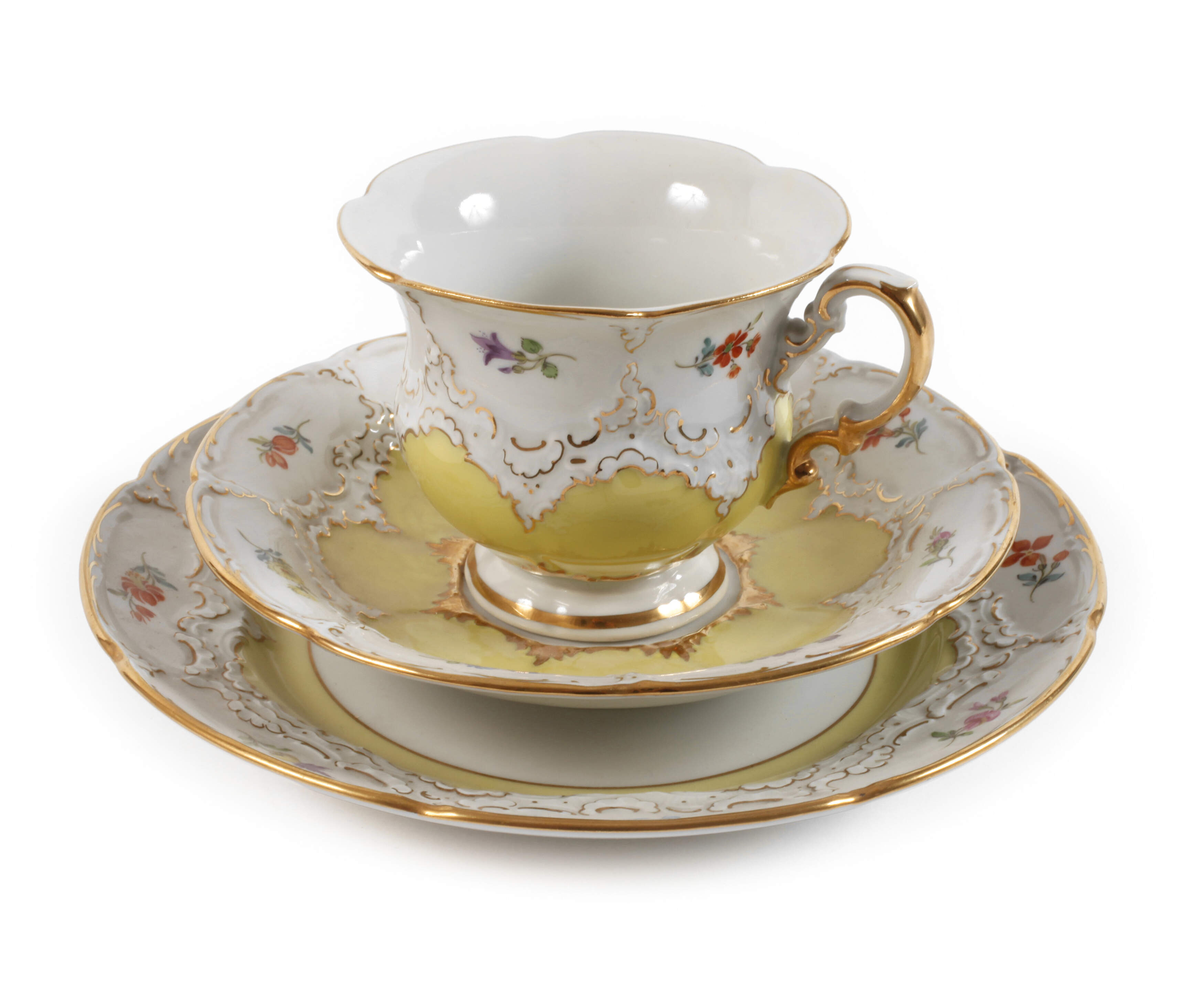 Meissen Prunkgedeck "B-Form"