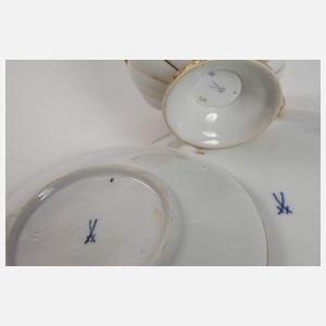Meissen Prunkgedeck "X-Form"