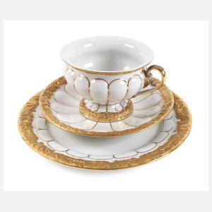 Meissen Prunkgedeck "X-Form"