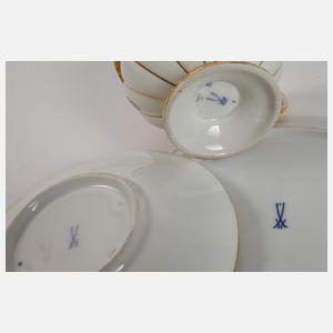 Meissen Prunkgedeck "X-Form"