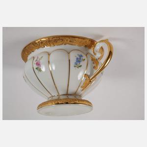 Meissen Prunkgedeck "X-Form"