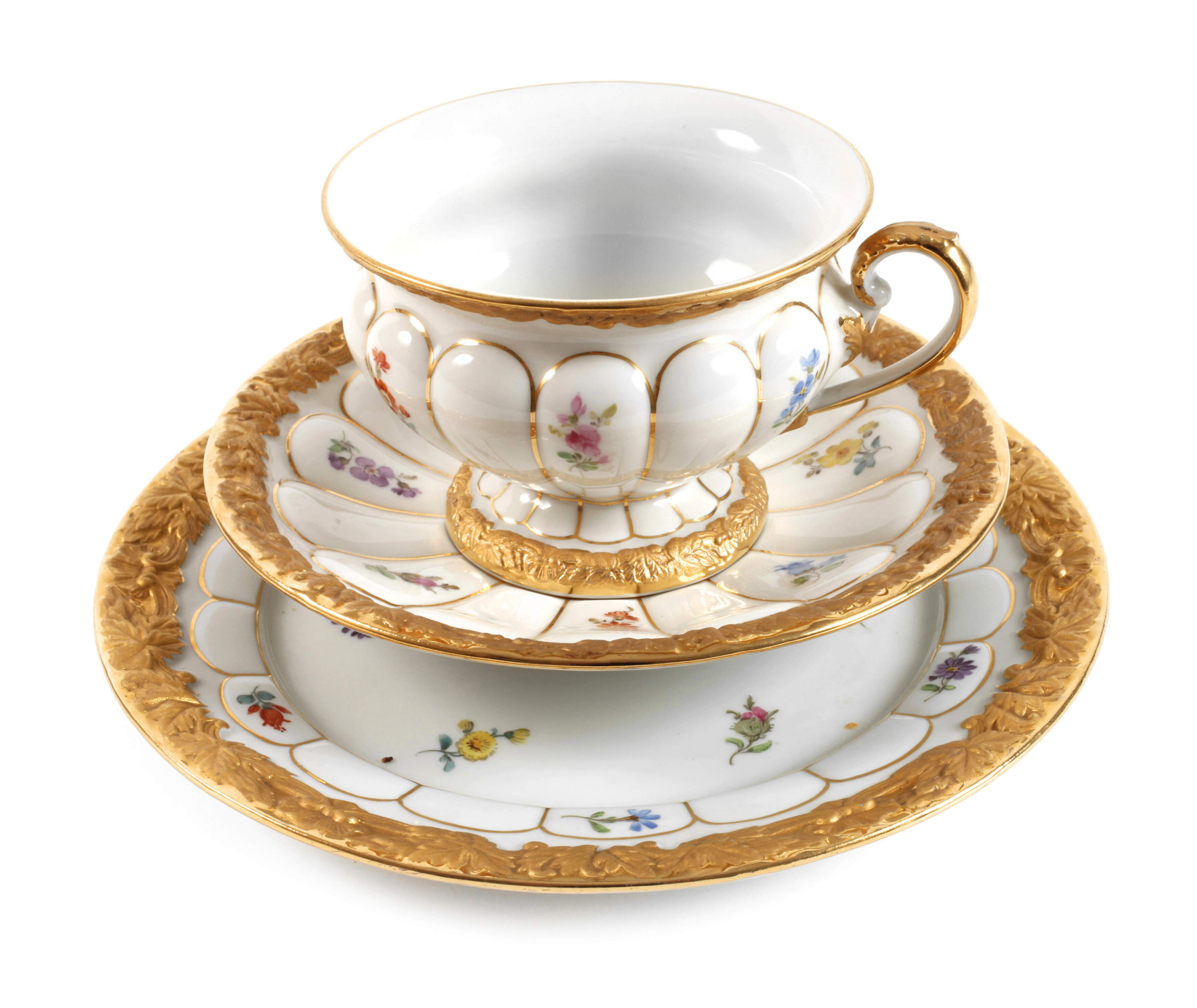 Meissen Prunkgedeck "X-Form"