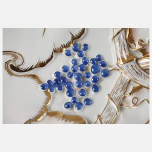 Meissen Prunkschale Weinrankenrelief
