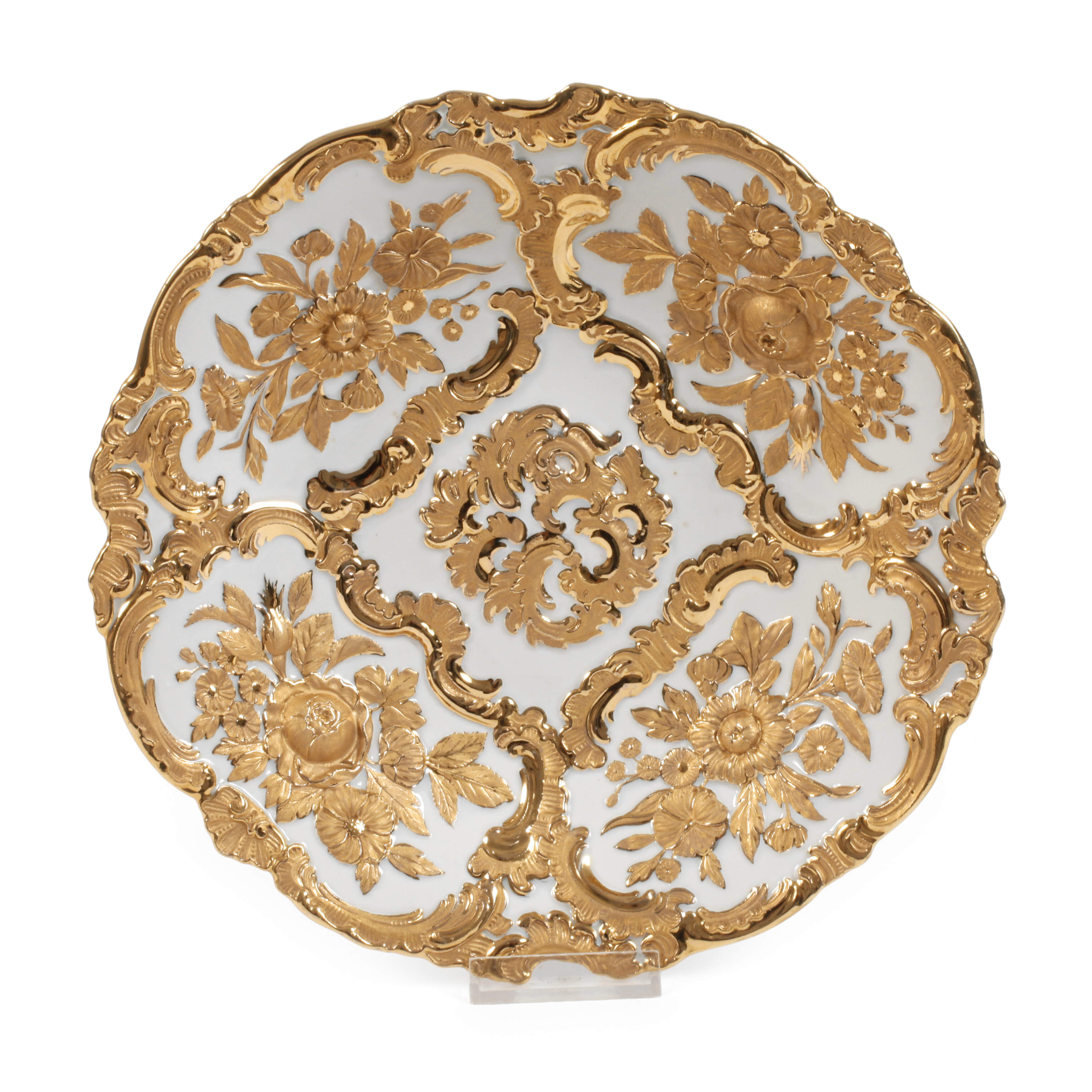 Meissen Prunkschale Reliefdekor