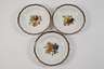 Meissen sechs Dessertteller "Fruchtmalerei mit Reif"