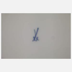 Meissen sechs Dessertteller "Fruchtmalerei mit Reif"