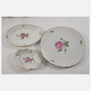 Meissen Kaffee-/Mokkaservice "Rote Rose"