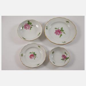 Meissen Kaffee-/Mokkaservice "Rote Rose"
