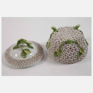 Meissen zwei Teile aus dem "Schneeballen-Service"