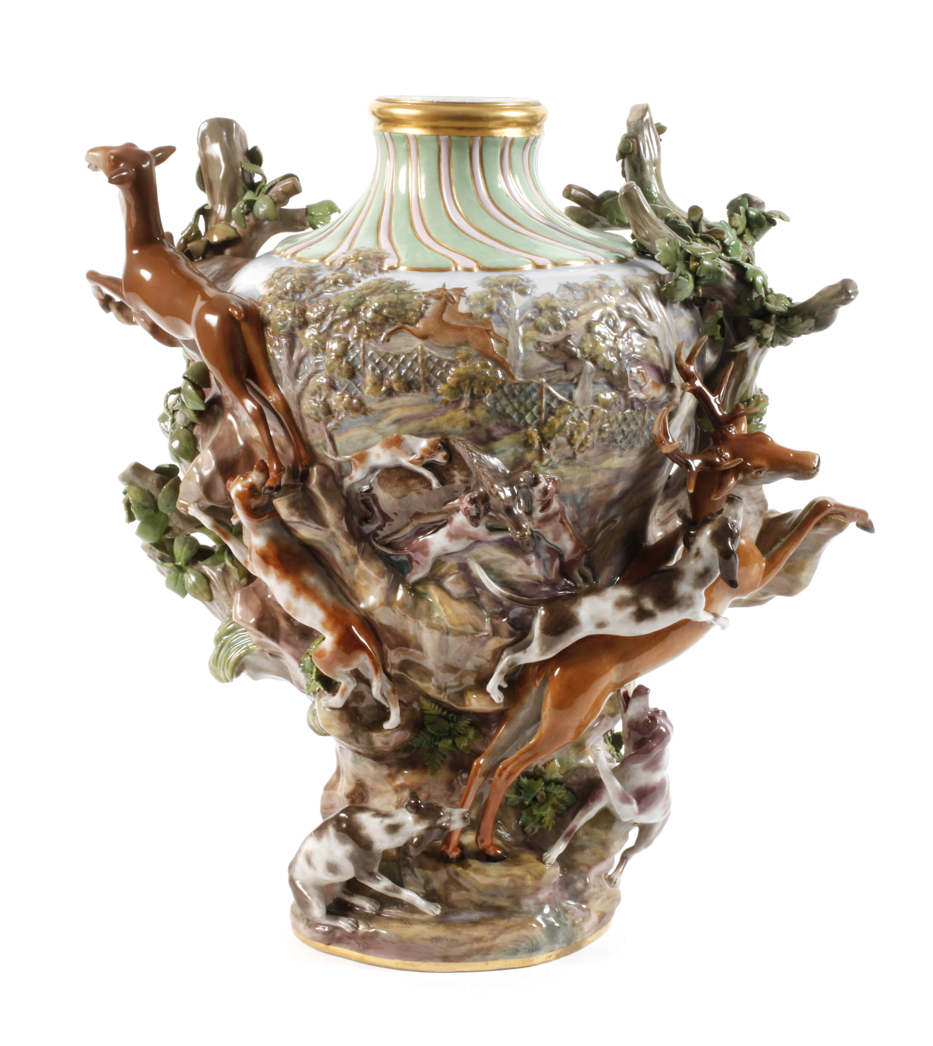 Meissen prächtige "Elementenvase – Die Erde"