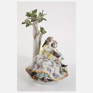 Meissen "Liebesgruppe mit Baum"