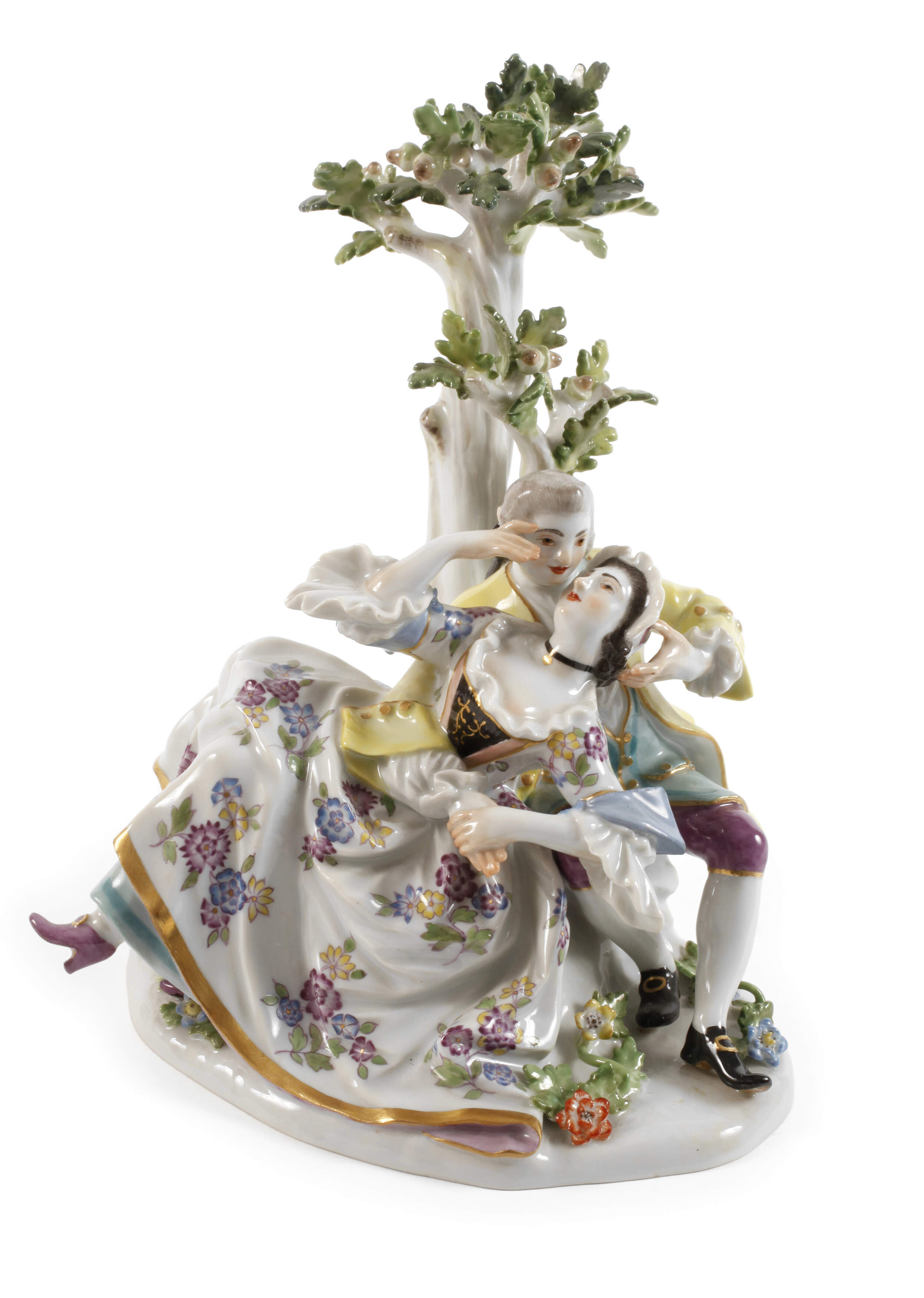 Meissen "Liebesgruppe mit Baum"