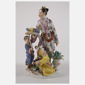 Meissen "Japaner mit Kindern"