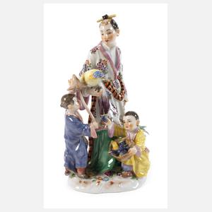 Meissen "Japaner mit Kindern"