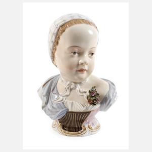 Meissen große "Mädchenbüste"