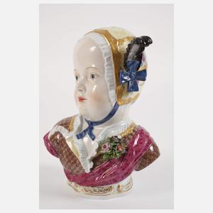 Meissen große "Knabenbüste"