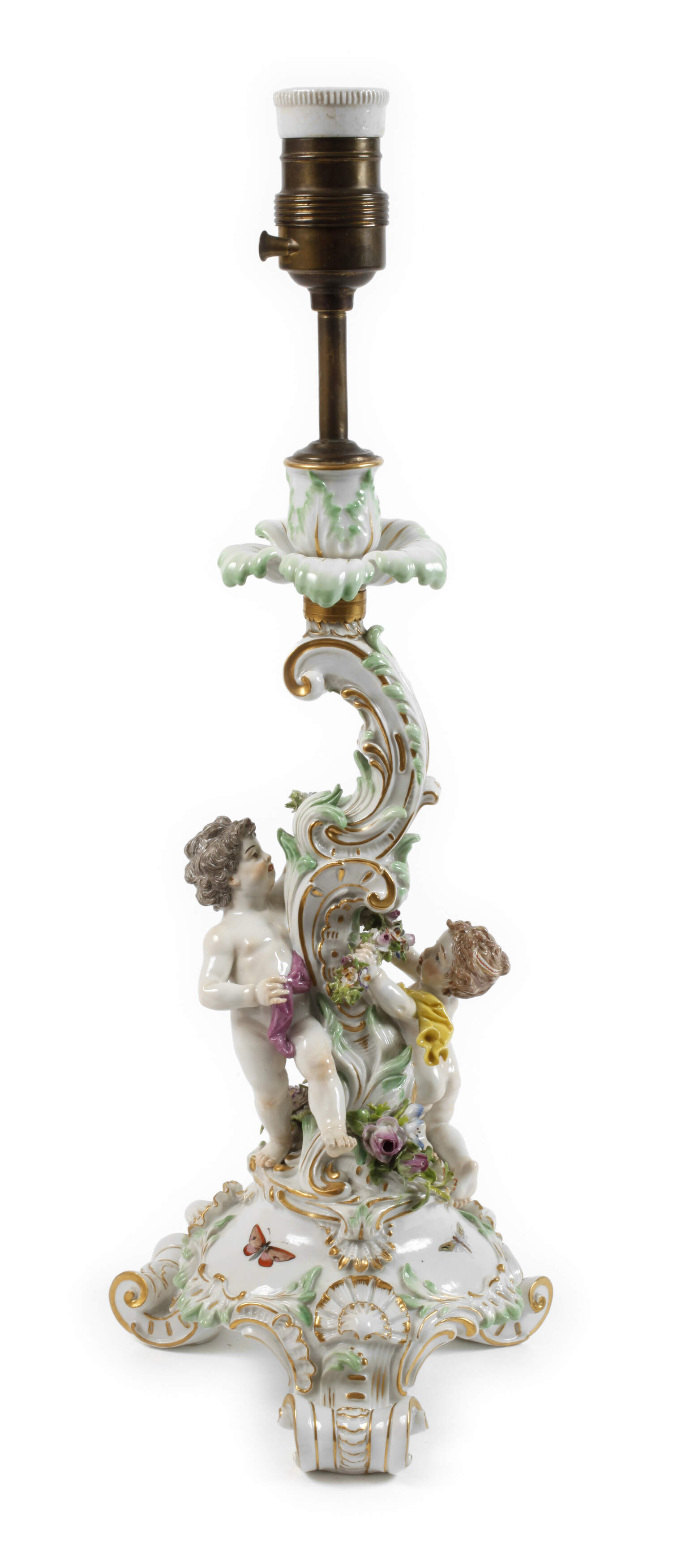 Meissen "Leuchter mit Amoretten"