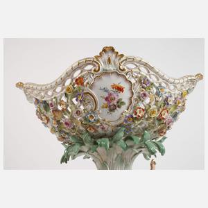 Meissen großer Tafelaufsatz mit Bacchanten