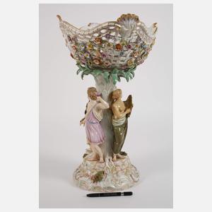 Meissen großer Tafelaufsatz mit Bacchanten