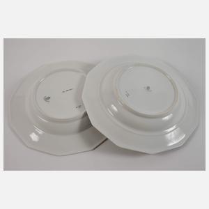 Nymphenburg Paar Prunkteller "Perl"