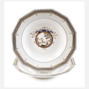 Nymphenburg Paar Prunkteller "Perl"