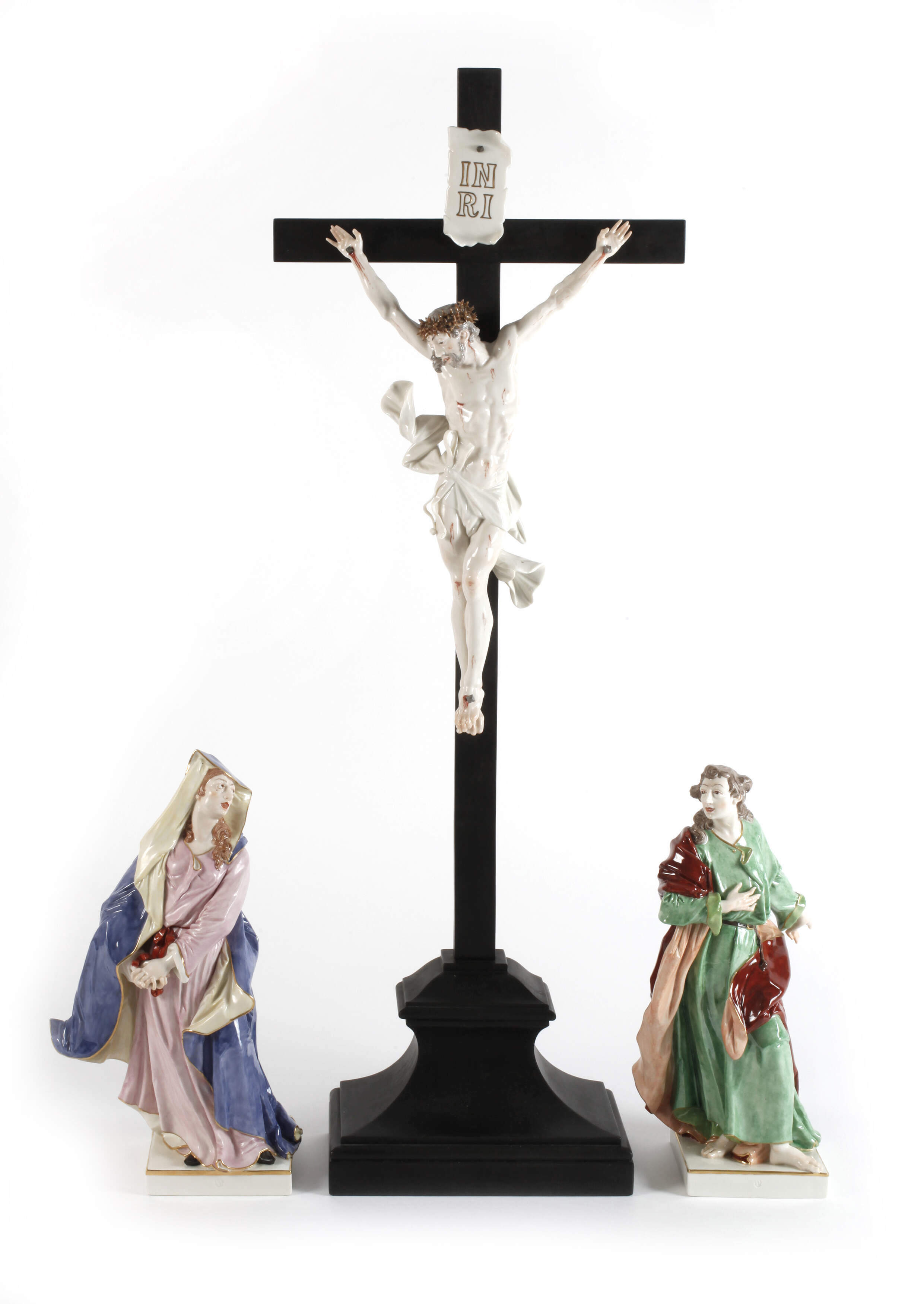 Nymphenburg dreiteilige Kreuzigungsgruppe