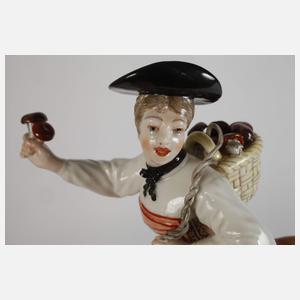 Nymphenburg "Schwammerlverkäuferin"