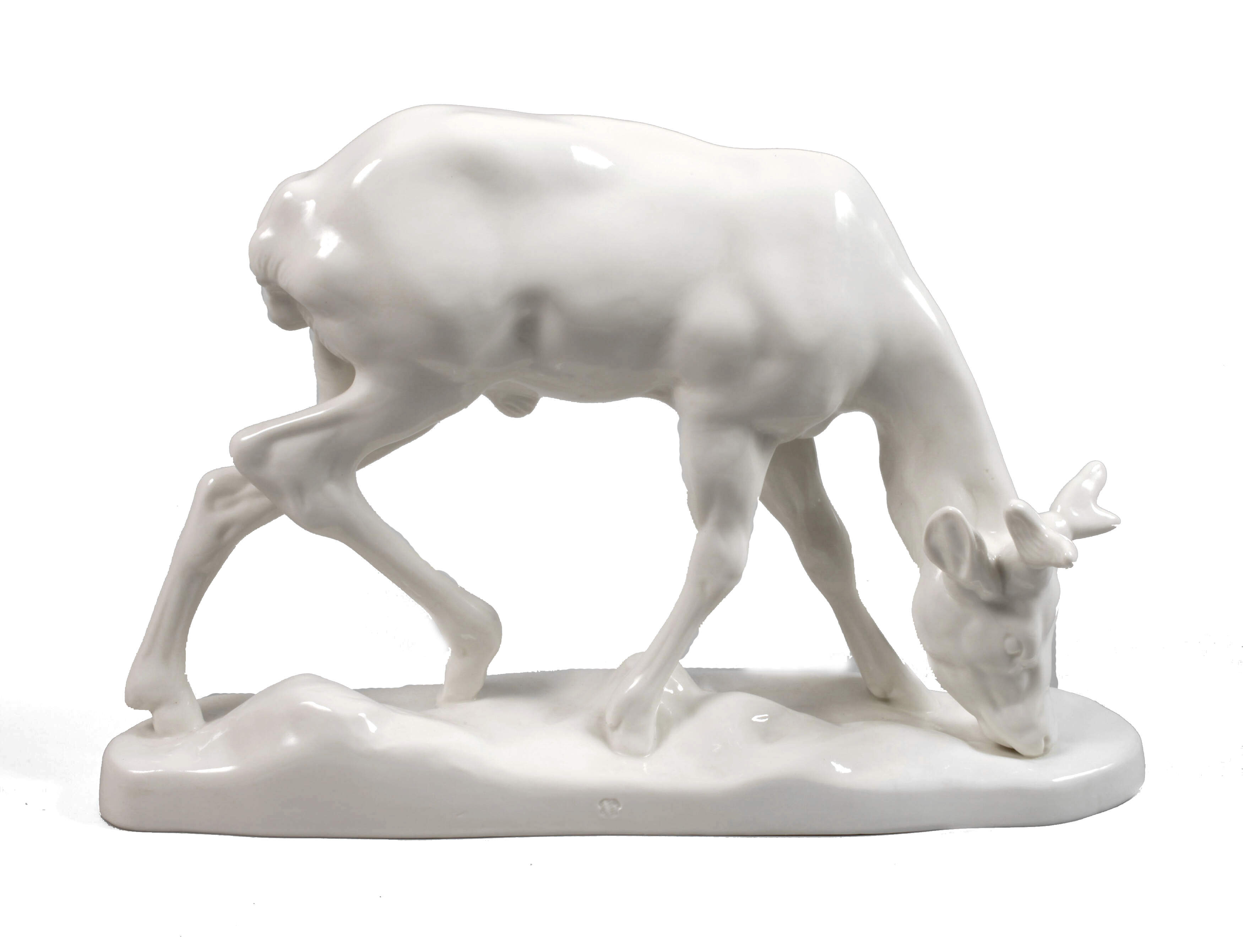 Nymphenburg "Grasender Elch"