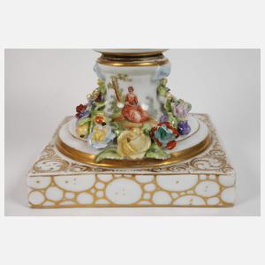 Potschappel Prunkvase mit Figurenmalerei