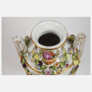 Potschappel Prunkvase mit Figurenmalerei