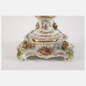 Potschappel Potpourri-Prunkvase Figurenmalerei