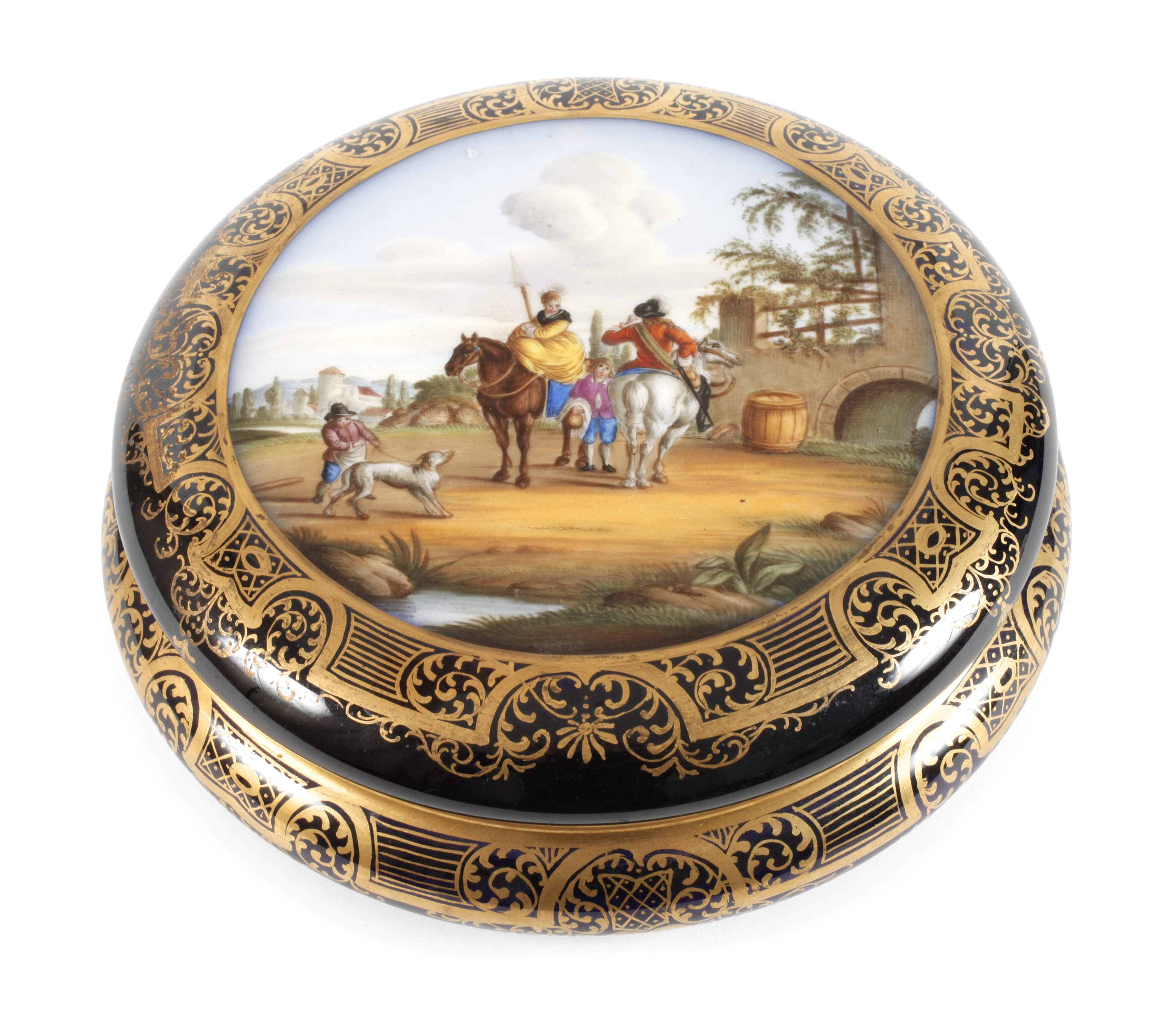 Helena Wolfsohn Dresden prunkvolle Deckeldose