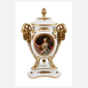 Rosenthal große "Vase mit Bocksköpfen"