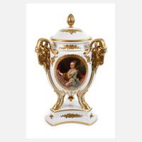 Rosenthal große "Vase mit Bocksköpfen"111