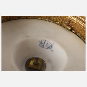 Schwarza-Saalbahn Paar Prunkvasen mit Montur