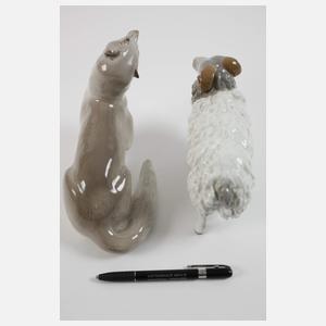 Thüringen Hermelin und Schafbock