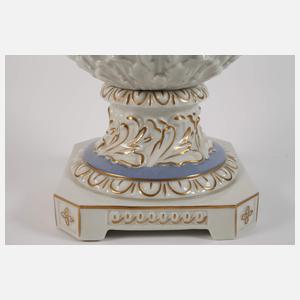 Volkstedt große Prunkvase im Capodimonte-Stil