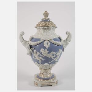 Volkstedt große Prunkvase im Capodimonte-Stil