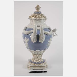 Volkstedt große Prunkvase im Capodimonte-Stil