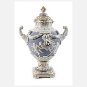 Volkstedt große Prunkvase im Capodimonte-Stil