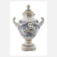 Volkstedt große Prunkvase im Capodimonte-Stil111