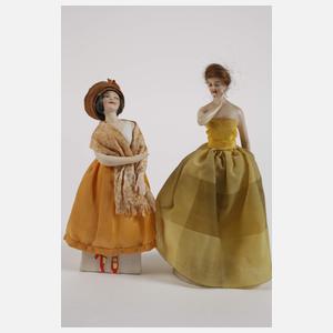 Konvolut Modefiguren und Tänzerinnen