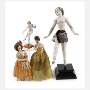 Konvolut Modefiguren und Tänzerinnen
