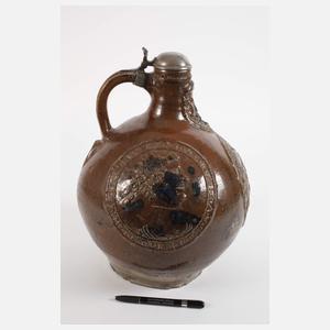 Übergroßer Frechener Bartmannskrug 1604