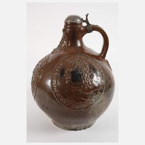 Übergroßer Frechener Bartmannskrug 1604