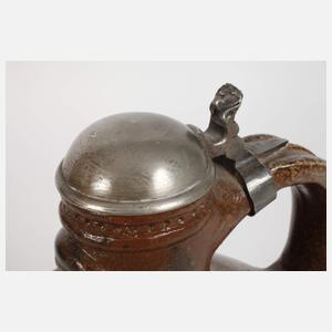 Übergroßer Frechener Bartmannskrug 1604