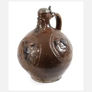 Übergroßer Frechener Bartmannskrug 1604