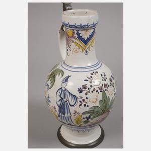 Erfurter Fayencekrug mit Chinoiserie