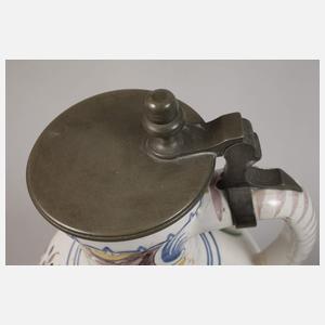 Erfurter Fayencekrug mit Chinoiserie